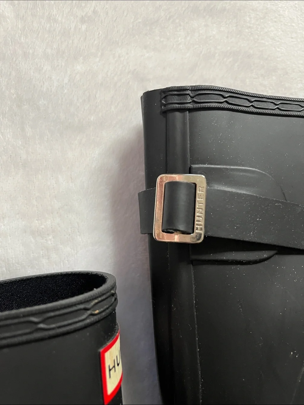 Hunter size 9 Original Tall Matte Black Waterproof Rain Boots - Picture 7 of 13